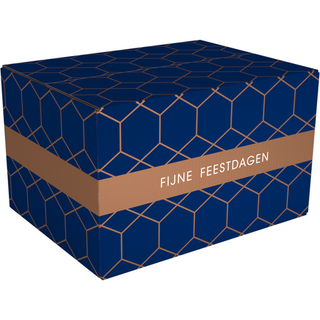 Klika - Coffret de Noël | Chalet de montagne | carton ondulé | 550x390x300mm | Noël | e | 10 pièces