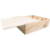 Klika - Coffret à vin | bois | 3 bouteilles | y compris Couvercle | 340x276x85mm | 5 pièces