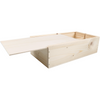 Klika - Coffret à vin | bois | 2 bouteilles | y compris Couvercle | 340x176x85mm | 5 pièces