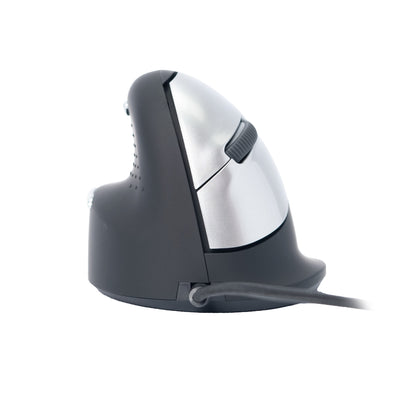 R-Go Tools -  Ergonomische muis R-Go HE Break met pauzesoftware, medium (handlengte 165-185mm), linkshandig, bedraad, zwart
