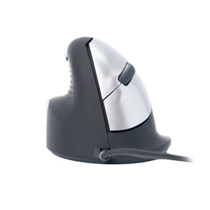 R-Go Tools -  Ergonomische muis R-Go HE Break met pauzesoftware, medium (handlengte 165-185mm), linkshandig, bedraad, zwart