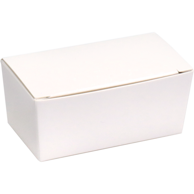 Depa -  Ballotin | karton + PP | 67x35x31mm | wit/goud | 600 stuks