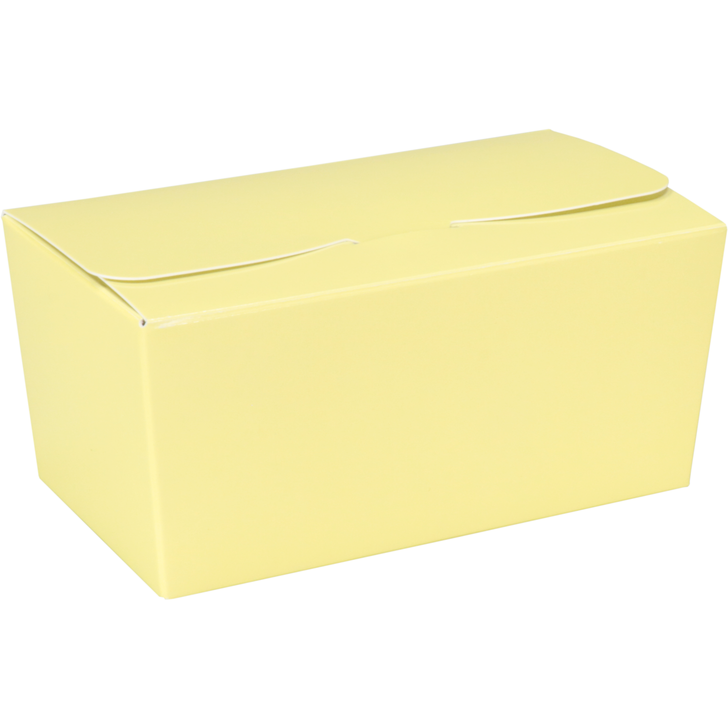 Depa -  Ballotin | karton + PP | 250gr | 113x62x55mm | pastelgeel/zilver | 200 stuks