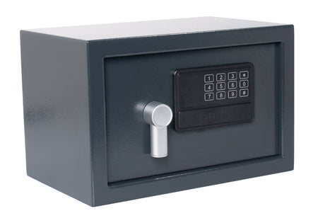 Pavo - Coffre-fort électronique 310x200x200mm gris foncé