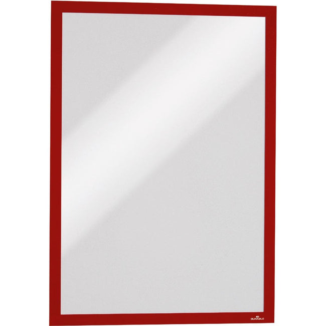 Langlebig – Duraframe-Magnetrahmen, ft A3, rot, 5er-Pack