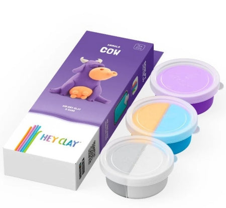 Office -  Klei hey clay koe set 3 delen