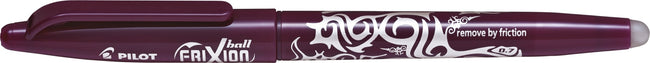 Pilot -  Rollerpen  frixion bl-fr7 m wijrood | 12 stuks