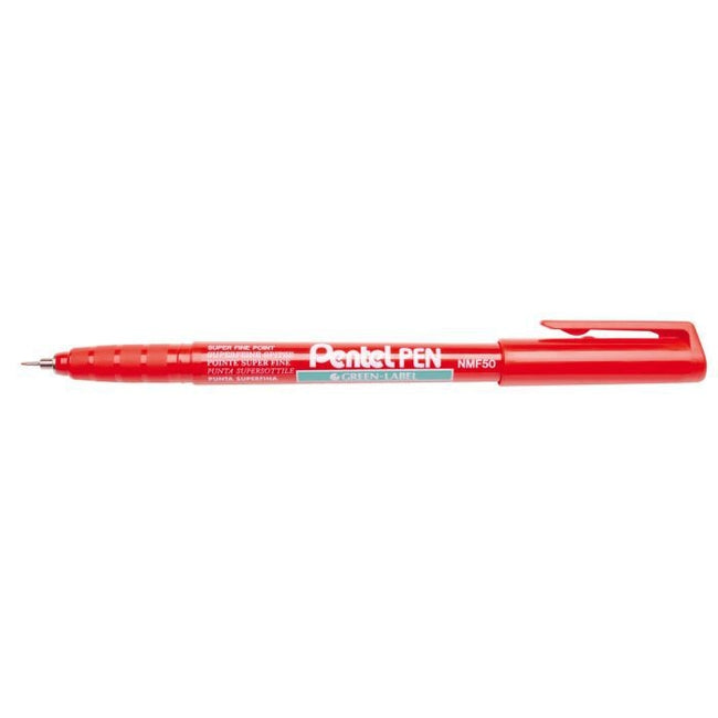 Pentel -  Fineliner  nmf50 f rood | 12 stuks