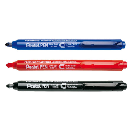 Pentel -  Viltstift  nxs15 1mm blauw | 12 stuks