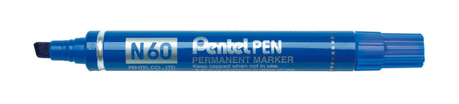 Pentel -  Viltstift  n60 schuin 1.2-6mm blauw