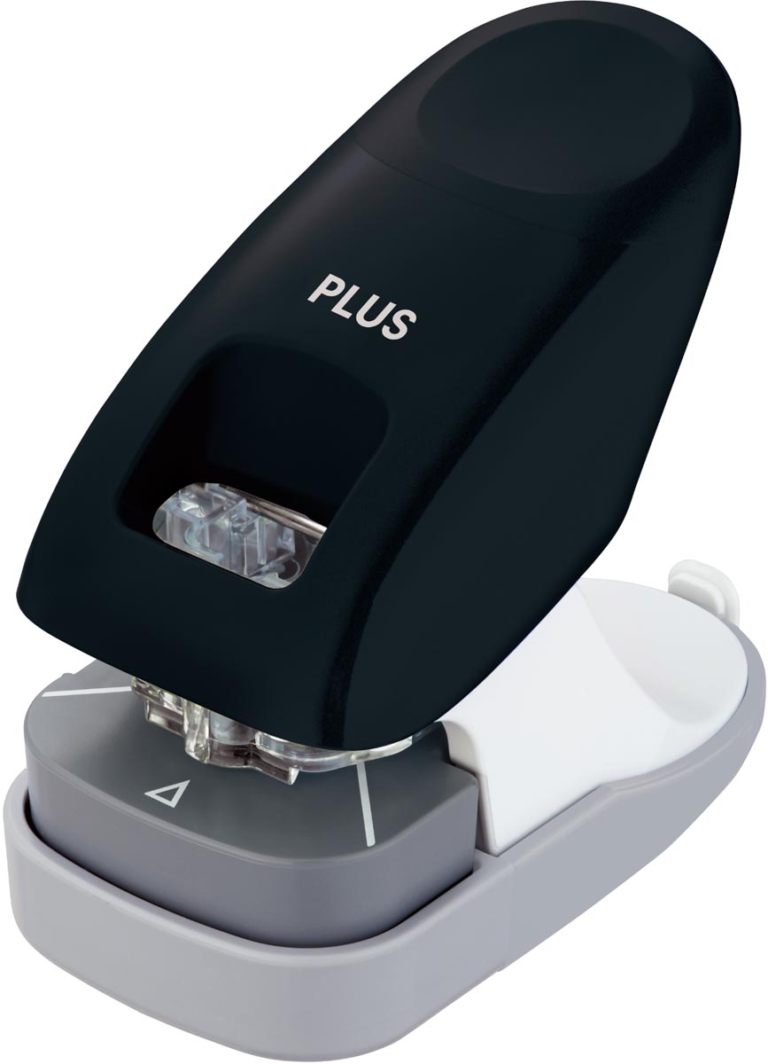 Plus - agrafeuse sans agrafeuse, jusqu'à 10 pages, noire