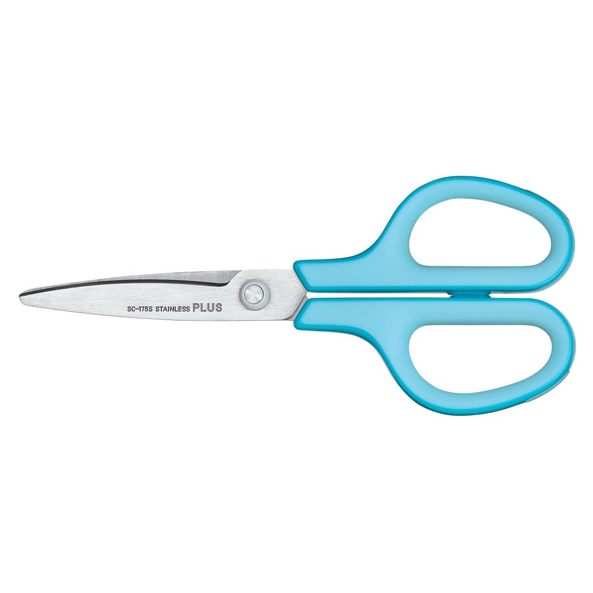 Plus - FitCut Curve SMART Schere, 17,5 cm, blau, im Blister