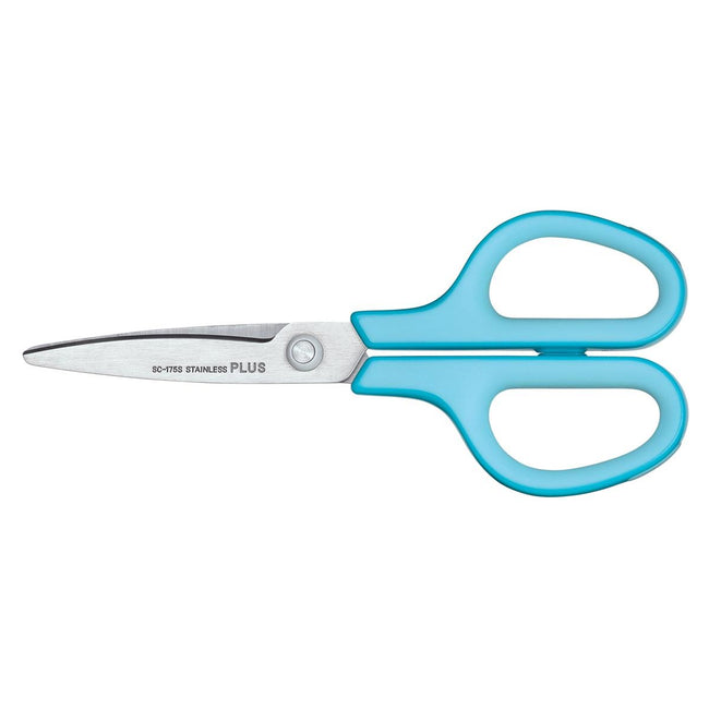Plus -   FitCut Curve SMART schaar, 17,5 cm, blauw, op blister