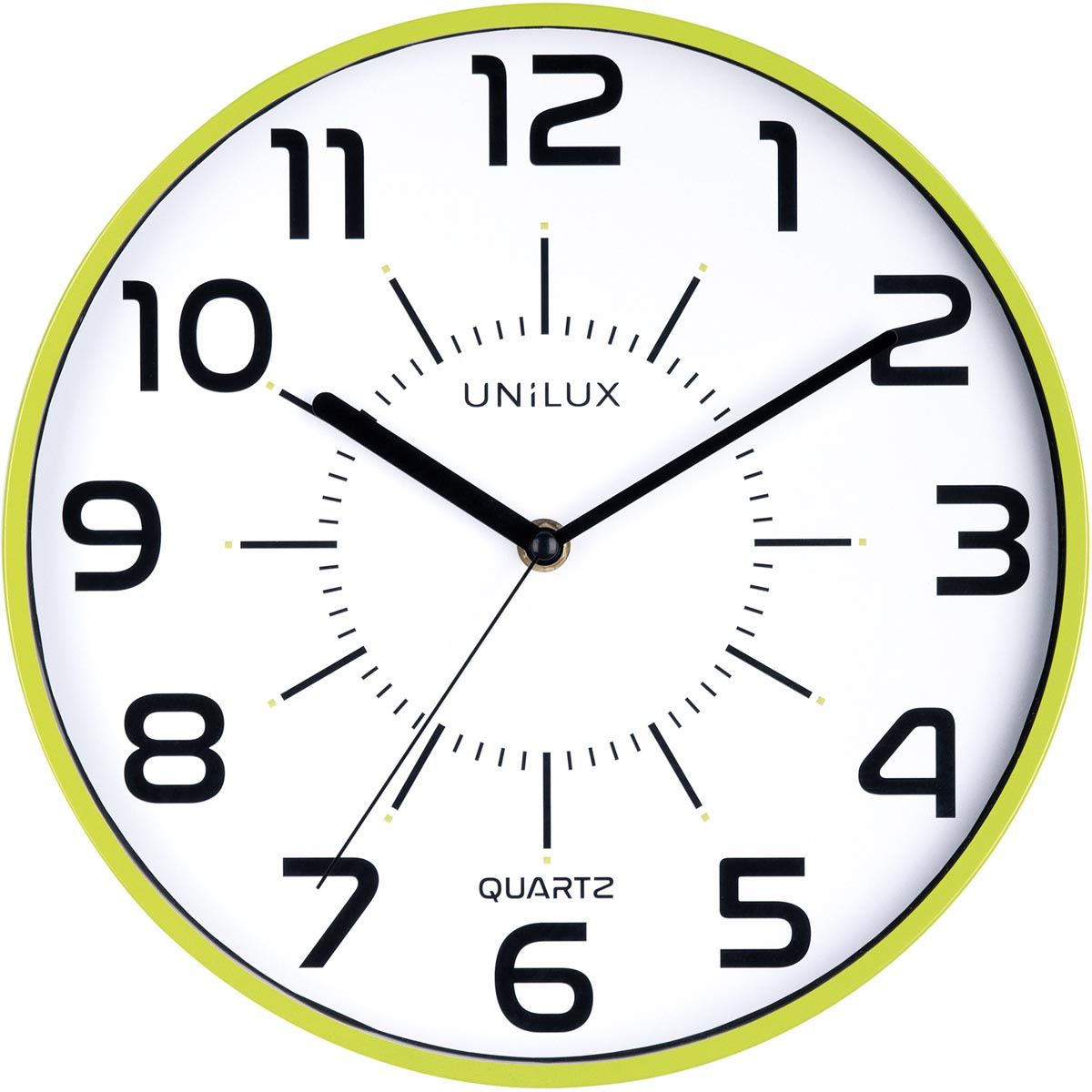 Unilux - Horloge murale Pop, diamètre 30 cm, verte