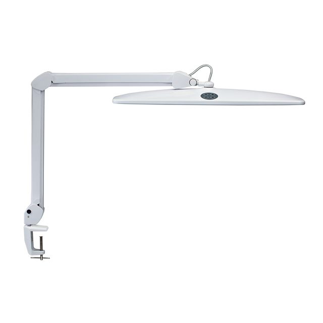 MAUL - Lampe de travail Work LED pince de table dimmable blanc