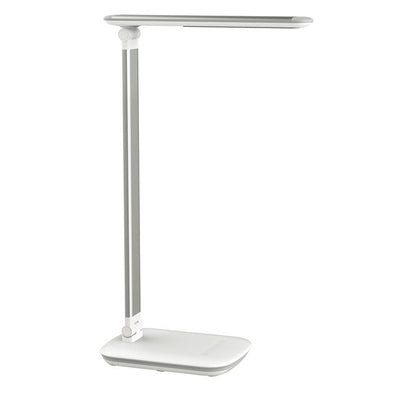 MAUL - Lampe de bureau Jazzy pied LED dimmable + port USB blanc