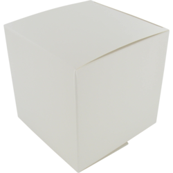 Timmers - Geschenkbox weiß 12x12x12cm 25 Stück