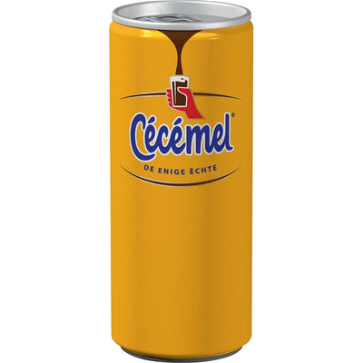 Cécémel -   chocolademelk, blik van 25 cl, pak van 24 stuks