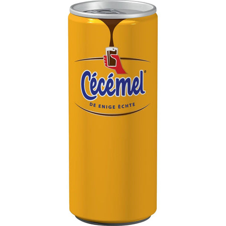 Cécémel -   chocolademelk, blik van 25 cl, pak van 24 stuks