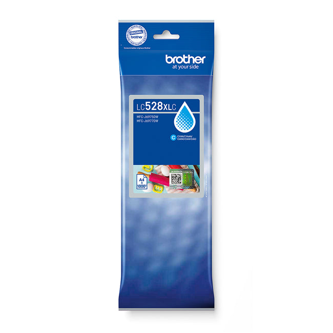 Brother -  Inktcartridge  lc-528xlc blauw
