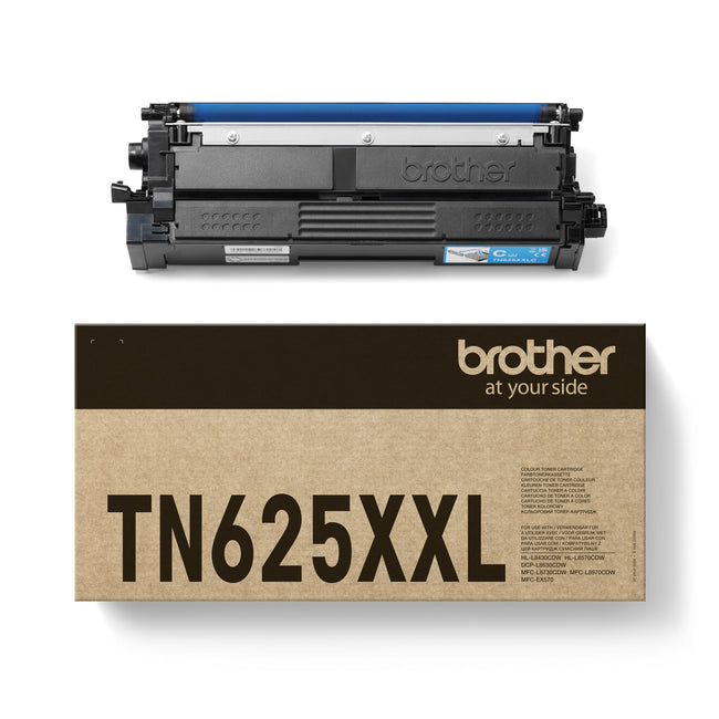 Brother -  Toner  tn-625xxlc blauw