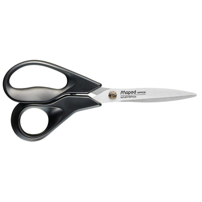 Maped Office -  schaar Advanced, ft 18 cm, rechts, scherpe punt, RVS, zwart, blister van 1 stuk