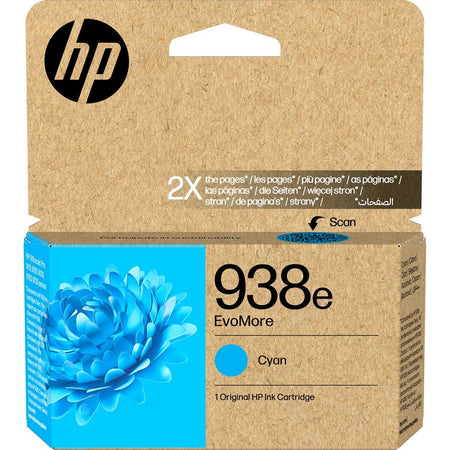 HP -  inktcartridge 938e, 1.650 pagina's, OEM 4S6X9PE, cyaan