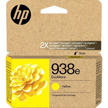 HP -  inktcartridge 938e, 1.650 pagina's, OEM 4S6Y1PE, geel