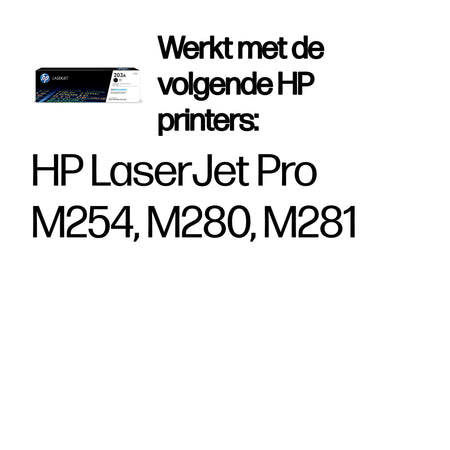 HP - Cartouche toner cf540a 203a noir