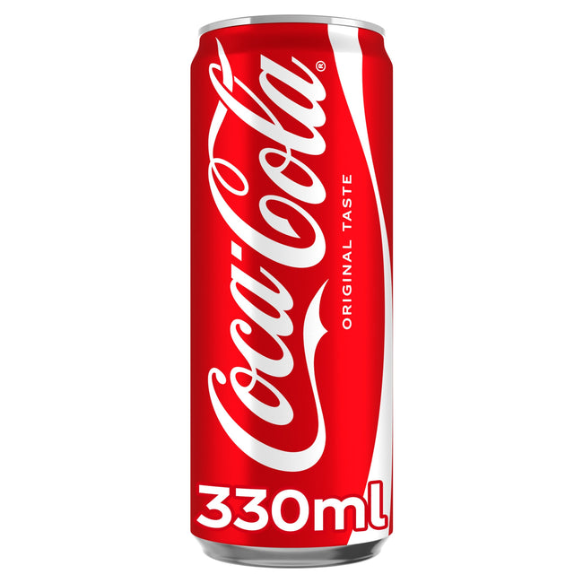Coca-Cola -  Frisdrank coca cola regular blik 330ml