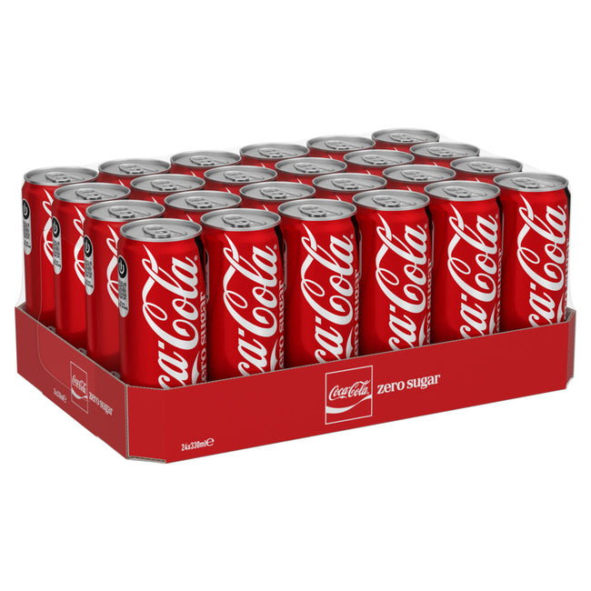 Coca-Cola -  Frisdrank coca cola zero blik 330ml