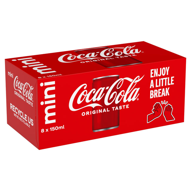 Coca-Cola -  Frisdrank coca cola regular blik 150ml | 24 stuks