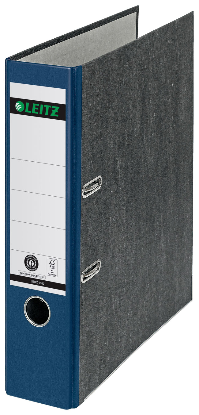 Leitz - Ordner 1080 180° 80mm carton A4 bleu | 20 pièces