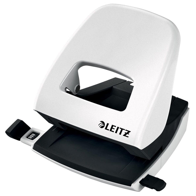 Leitz - Perforatrice WOW, 30 feuilles, blanc perle, sous blister