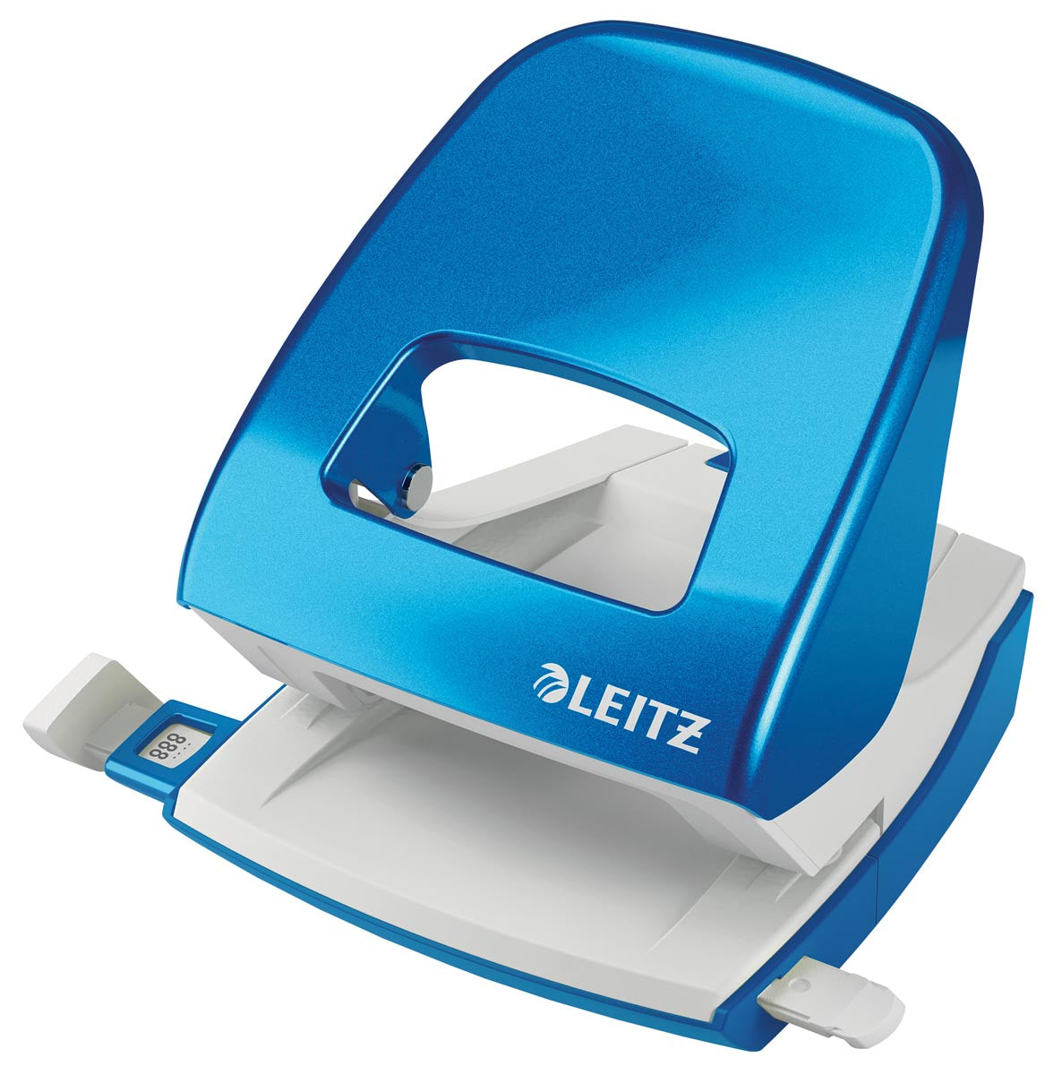 Leitz - WOW perforator, 30 blad, blauw, op blister