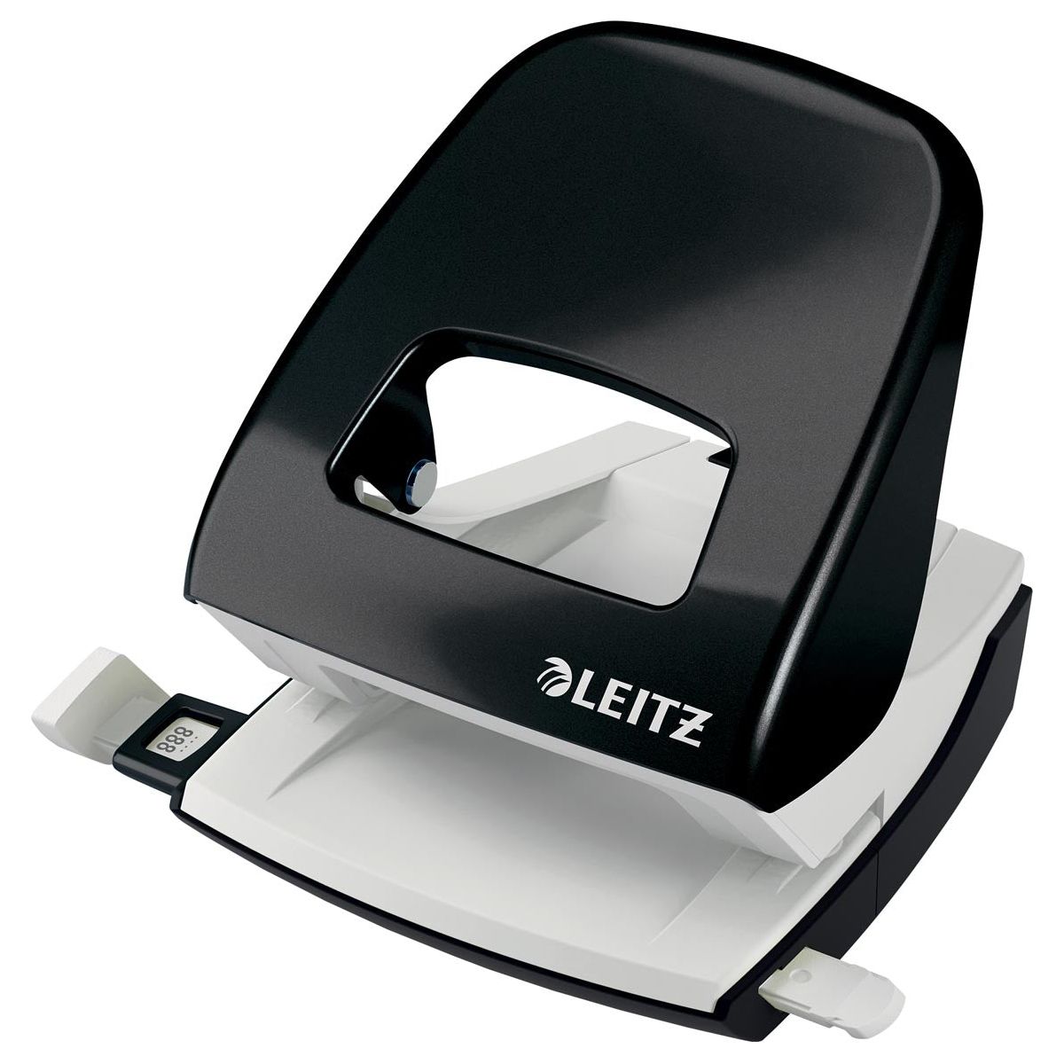 Leitz - WOW perforator, 30 blad, zwart, op blister