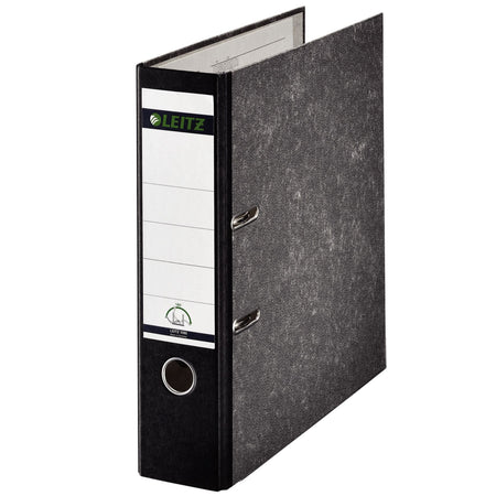 Leitz -  Ordner  1082 180° 80mm karton folio zwart | 20 stuks
