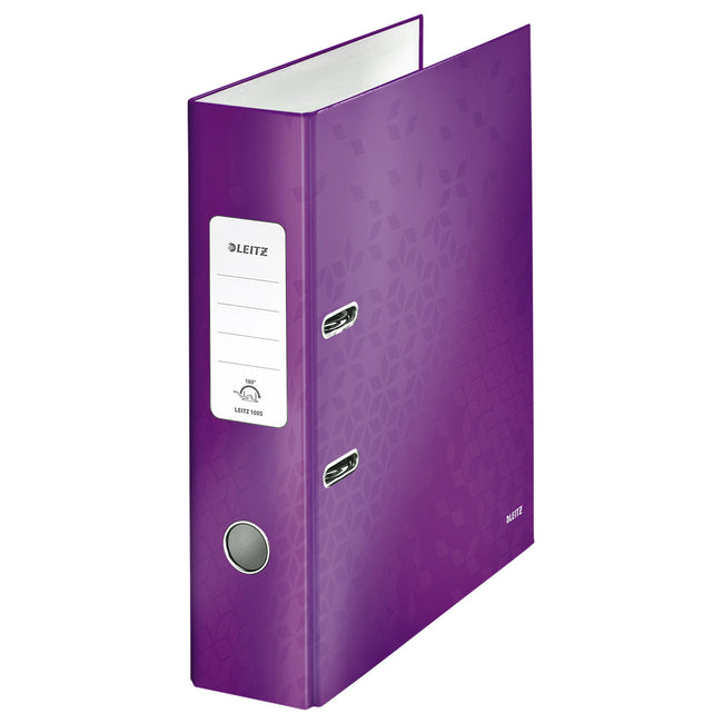 Leitz - Ordner Wow 180° laminé 80mm A4 violet