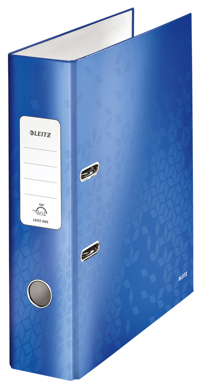 Leitz - Ordner Wow 180° laminé 80mm A4 bleu