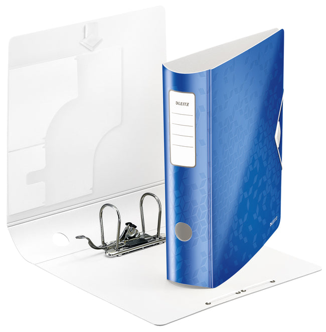 Leitz - Ordner WOW actif 180° 80mm PP A4 bleu | 10 pièces