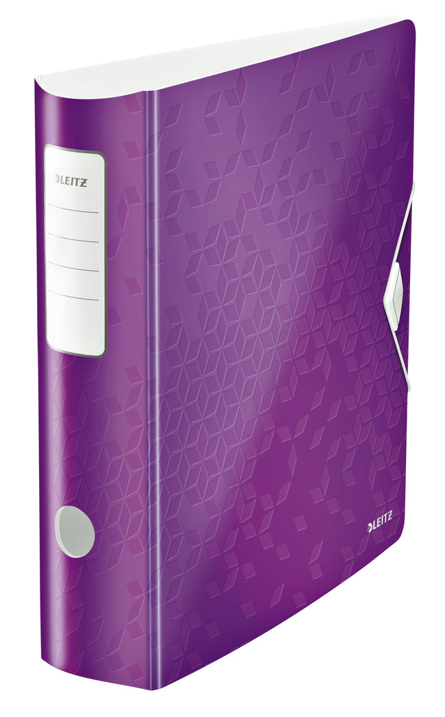 Leitz - Ordner WOW actif 180° 80mm PP A4 violet