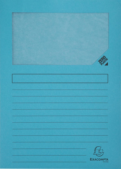 Exacompta -  L-map Forever, voor ft A4, pak van 25 stuks, lichtblauw
