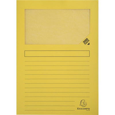 Exacompta -  L-map Forever, voor ft A4, pak van 25 stuks, geel