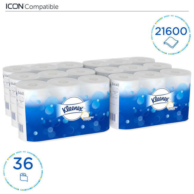 Kleenex -  Toiletpapier  2laags 600 vel wit