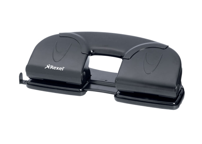 Rexel -  Value V412 Perforator 4-gaats 12 Vel Zwart
