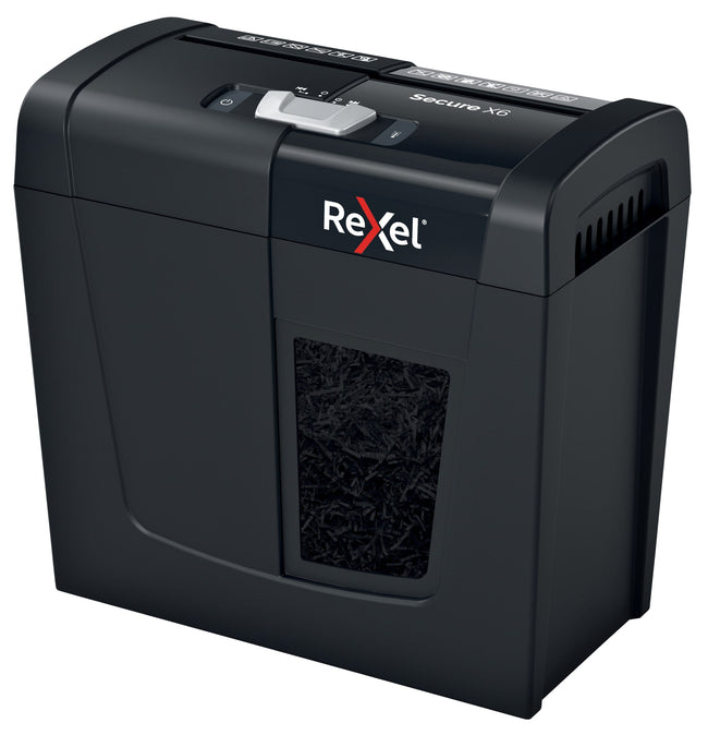 Rexel -  Secure X6 papiervernietiger Kruisversnippering 68 dB Zwart