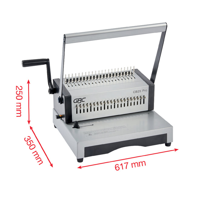 GBC -  CB25 Pro Multifunctionele bindmachine 500 vel Zilver
