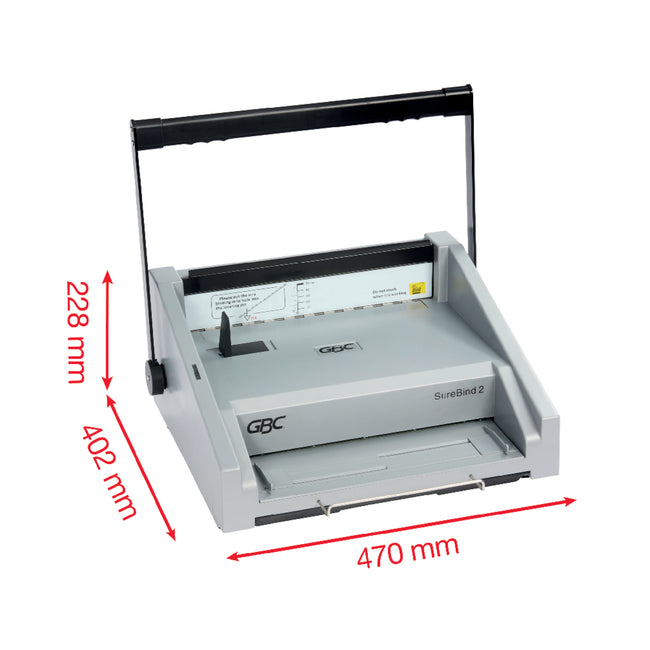 GBC -  4410040 inbindmachine Strookbindmachine 500 vel Zilver