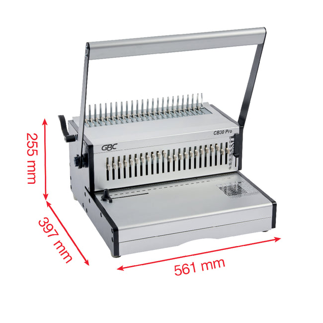 GBC -  CB30 Pro Multifunctionele bindmachine 500 vel Zilver