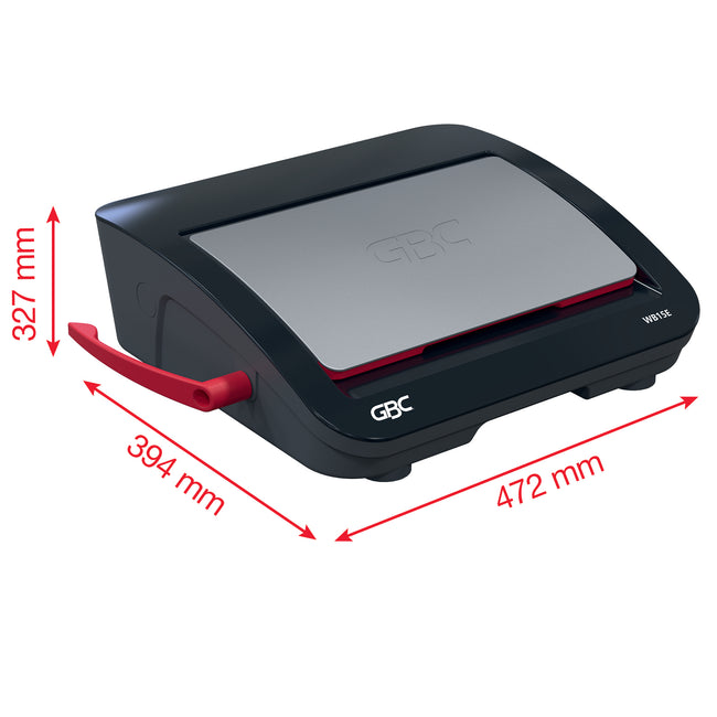 GBC -  WireBind WB15E Draadbindmachine 125 vel Zwart, Rood